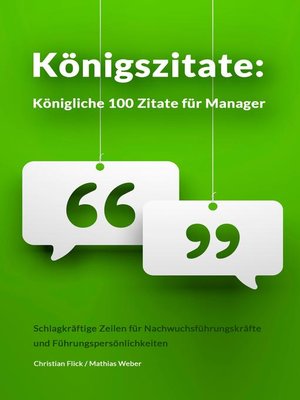 cover image of Königszitate